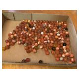 Vintage read marbles