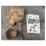 Buttons with a hammer and more