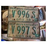 1974 license plates