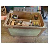 Box full of miscellaneous hardware