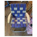 Aluminum web chair