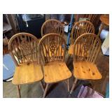 Five kitchen table chairs
