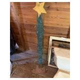 Lighted Christmas tree