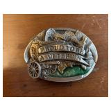 Proud to be a veteran belt buckle