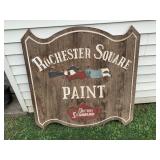 Rochester square paint sign