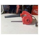 Miniature electric leaf blower