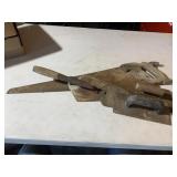 Mortar tools and saw