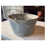 Galvanized bucket