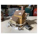 Small light up old country store