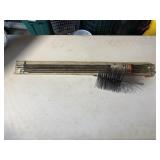 Chimney cleaning Rods and brush
