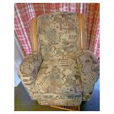 Plaid recliner
