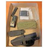 Pistol holder large knife Leatherman and more