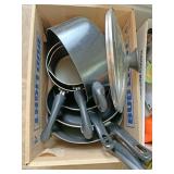 Miscellaneous pots and pans