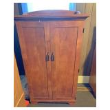Wooden storage cabinet
