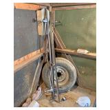 Contents of back right corner to include tire in