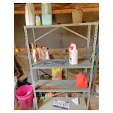 For tiered Metal shelf and contents