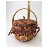 Little pumpkin liner Protector lid tie on