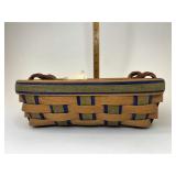 Botanical weave small square serving