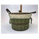 Sage small bushel with liner Protector and lid