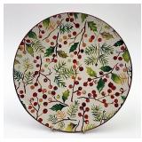 Holly berry serving plate