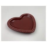 Heart plate with candle