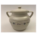 USA blue cookie jar