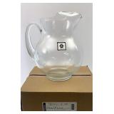 NIB Glass pitcher