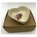 NIB Sweetest heart dish