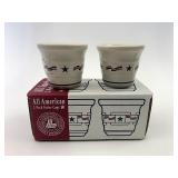 USA NIB All American votive cups