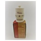 USA NIB red Cinnamon spice jar
