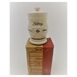 USA NIB red Nutmeg spice jar