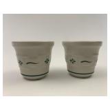 USA Green votive cups