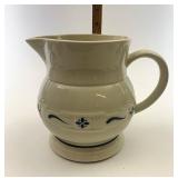 USA blue pitcher
