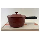 NIB Flameware Paprika lidded sauce pan
