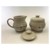 USA Blue cream and sugar with extra lid