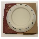USA Blue pillar candle holder