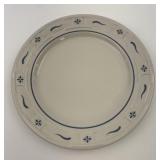 USA blue luncheon plate