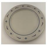 USA blue luncheon plate