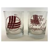 Set of 2 the spirit of Longaberger glasses
