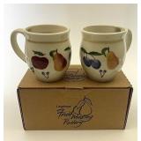 USA NIB Fruit medley coffee mugs