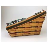 Sleigh Basket with Liner and Protector