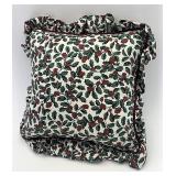 Traditional Holly appears new pillow