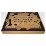 All in one game basket accessory set