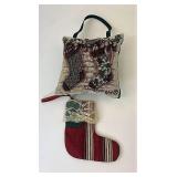 Door knob pillow and homemade stocking
