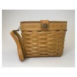 Shoulder purse with Emerald stripe Liner and