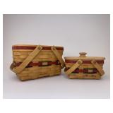 2 Award Baskets small one with Protector and lid