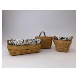 Three booking Baskets all have Protectors 2 have