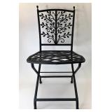 Wrought iron dogwood Patio chair used condition