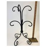 Wrought iron countertop mug tree
