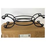 NIB Wrought iron convertible caddy